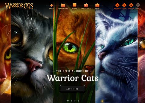 warriors cats website cats